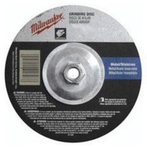 Grinding Wheel, 7" x 1/4", 5/8"-11 Arbor, Aluminum Oxide, Type 27 Oxymax Inc