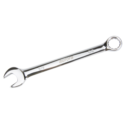 Combination Wrench, 12 Point, 5/8", Chrome Finish Oxymax Inc