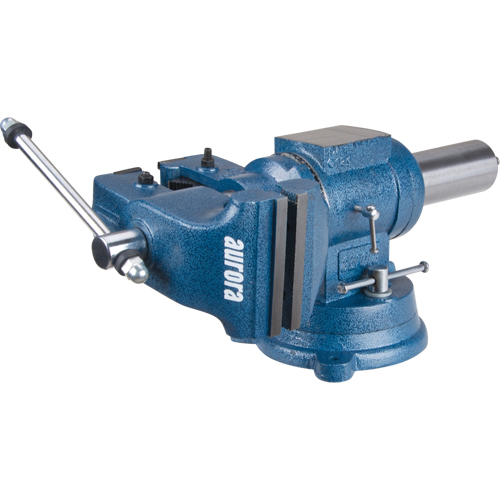 Multi-Purpose Bench Vise, 5" Jaw Width, 3-1/10" Throat Depth Oxymax Inc