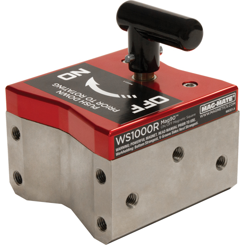 Mag90 On/Off Magnetic Squares, 4-1/4" L x 4" W x 4-3/4" H, 1000 lbs. Oxymax Inc