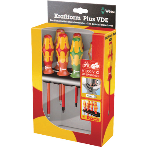 Jeu de tournevis isol&eacute;s 160 i / 168 i /6 VDE, 1000 V, 6 M Oxymax Inc