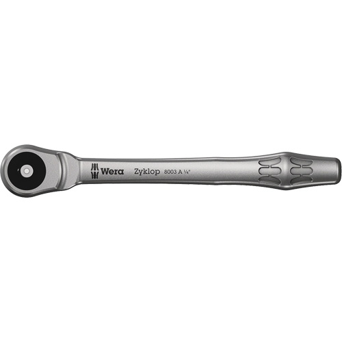 Rochet en m&eacute;tal Zyklop 1/4 &agrave; poussoir, Prise de 1/4", Poign&eacute;e Ordinaire Oxymax Inc