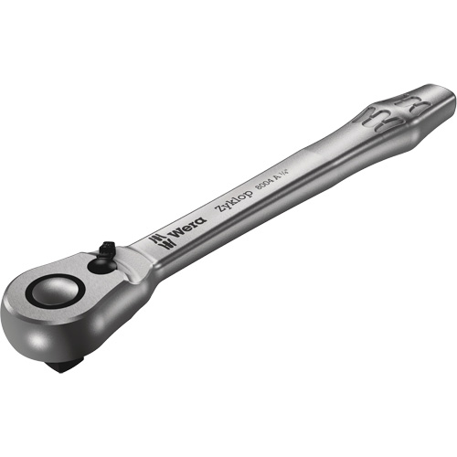 Zyklop Metal 1/4 Metal Ratchet with switch lever, 1/4" Drive, Plain Handle Oxymax Inc