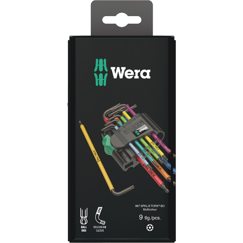 Jeu de cl&eacute;s en L, 9 mcx, Torx Oxymax Inc