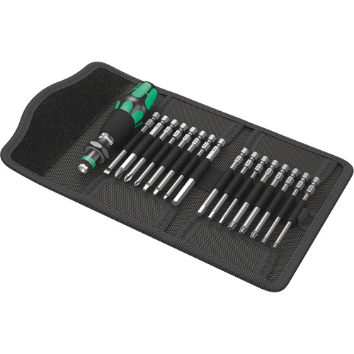 Kraftform Kompakt 60 Screwdriver & Bit Set 17-PC, 6-3/32" L, Plastic Handle Oxymax Inc