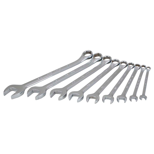 Wrench Set, Combination, 9 Pieces, Imperial Oxymax Inc