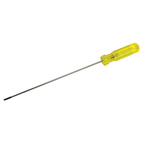 Tournevis &agrave; fente d'&eacute;lectricien, Tige de 1/8", Ronde, 11-1/2" lo, Prise en Plastique Oxymax Inc