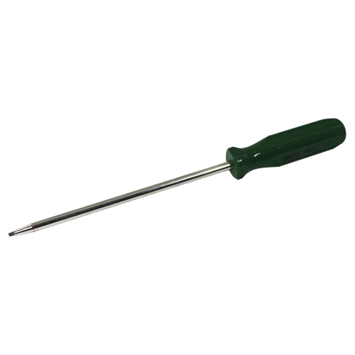 Square Screwdriver, #1 Tip, Round, 12-1/4" L, Plastic Handle Oxymax Inc