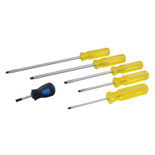 Jeu de tournevis &agrave; fente, 6 mcx Oxymax Inc