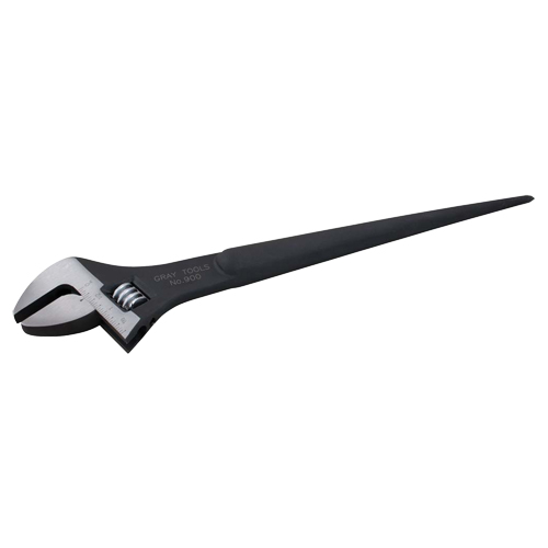 Cl&eacute; charpentier ajustable, 15" lo, la max. 1-3/4", Oxyde noir Oxymax Inc