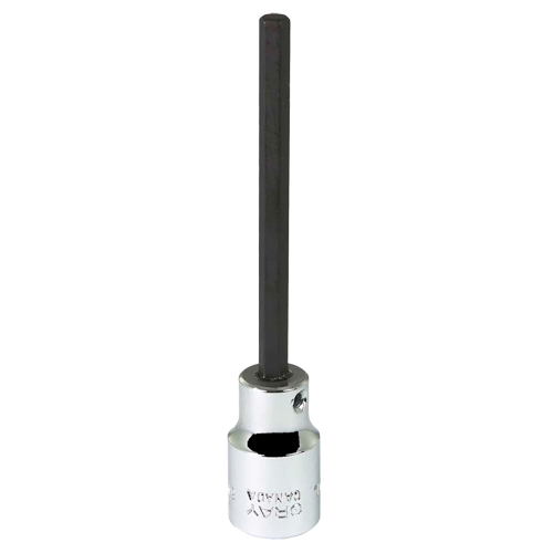 Bit Socket, 5 mm x 3-7/8" L, 3/8" Drive Oxymax Inc