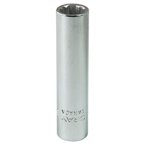 Socket, 5/16", 1/4" Drive, 12 Points Oxymax Inc