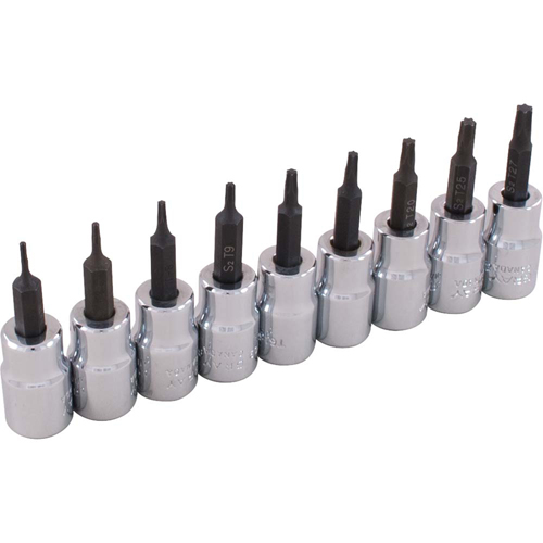 Jeu de douilles, Torx, Prise 3/8", 9 mrcx Oxymax Inc