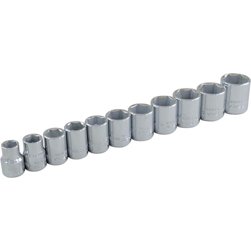 Jeu de douilles, 11 Mcx, Prise de 3/8" Oxymax Inc