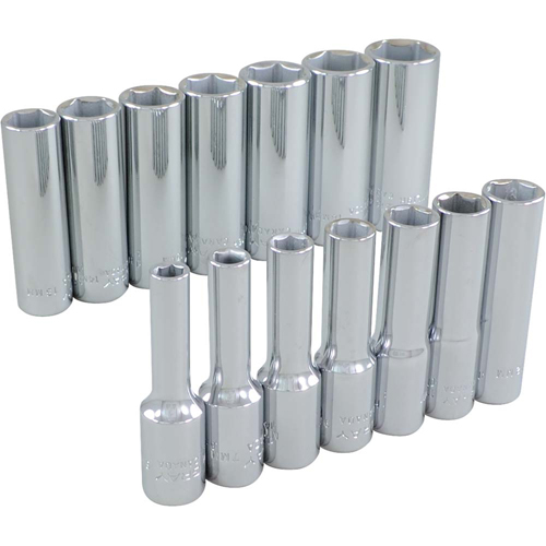 Jeu de douilles, 14 Mcx, Prise de 3/8", Profond Oxymax Inc