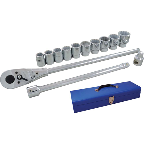 Jeu de douilles et accessoires, 15 Mcx, Prise de 3/4" Oxymax Inc