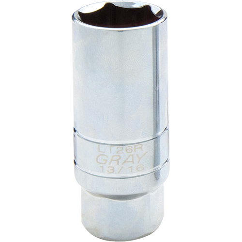 Spark Plug Socket, 3/8" Drive, 13/16" Socket, 1-1/10" L Oxymax Inc
