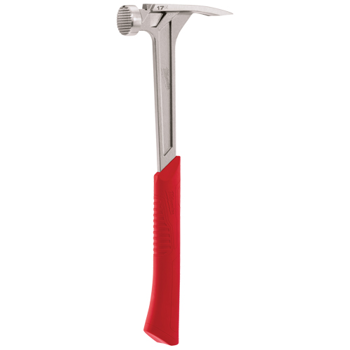 Marteau de charpente &agrave; face usin&eacute;e, 17 oz, Prise en Acier plein, 16-1/8" lo Oxymax Inc