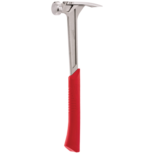 Smooth Face Framing Hammer, 17 oz., Solid Steel Handle, 16-1/8" L Oxymax Inc