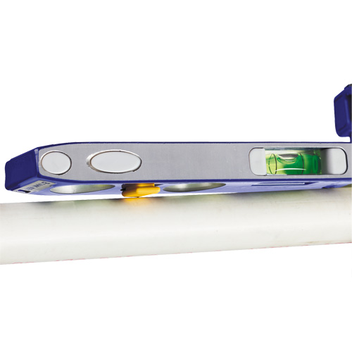 Niveau torpille robuste de s&eacute;rie 250, 9" lo, Aluminium, 4 fioles, Magn&eacute;tique Oxymax Inc