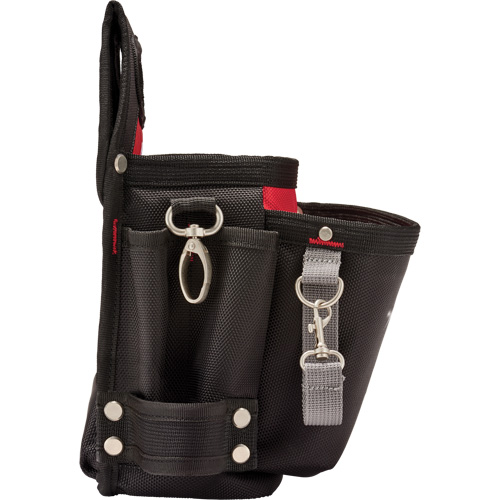 Electrician's Work Pouch, Nylon, 15 Pockets, Black Oxymax Inc