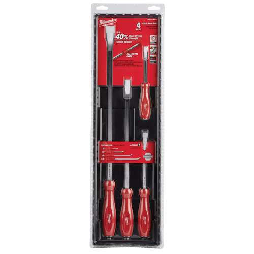 Pry Bar Set, 4 Pcs. Oxymax Inc