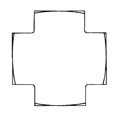 Raccord en croix 1/8" NPT Oxymax Inc
