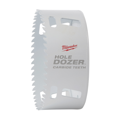 Carbide Hole Saw, 4", 1-31/50" Depth of Cut, Carbide Oxymax Inc