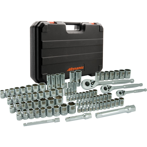 Socket Set with Accessories, 89 Pcs, Deep Oxymax Inc