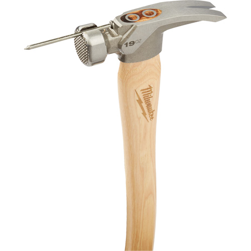 Marteau de charpente &agrave; face usin&eacute;e, 19 oz., Prise en Bois, 16" lo Oxymax Inc