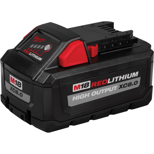 M18 Redlithium High Output XC8.0 Battery Pack, Lithium-Ion, 18 V, 8.0 Ah Oxymax Inc