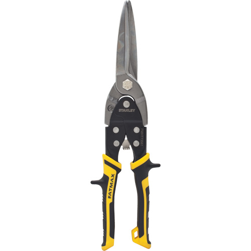 Fatmax&reg; Long Cut Snips, 3-9/50" Cut Length, Straight Cut Oxymax Inc