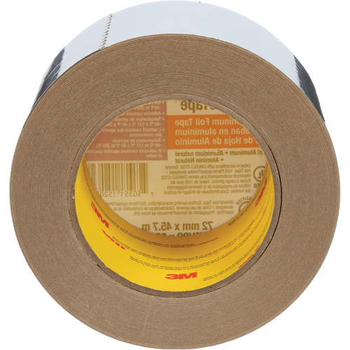 Ruban en aluminium Venture Tape, &eacute;paisseur 1,8 mils, 72 mm (3") x 45,7 m (150') Oxymax Inc