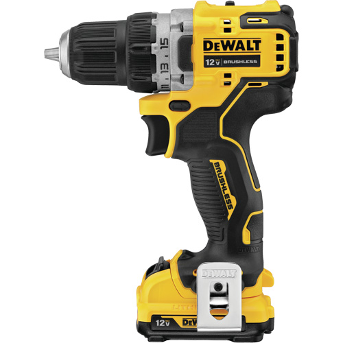 Trousse de perceuse-visseuse avec moteur sans brosse Xtreme, Lithium-ion, 12 V, Mandrin 3/8", Couple 250 UWO Oxymax Inc