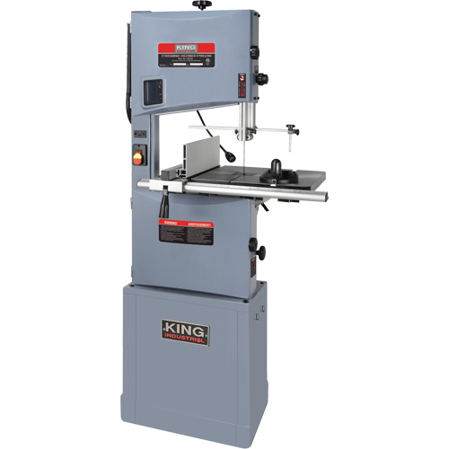 Scie &agrave; ruban &agrave; deux vitesses de 14" pour le bois, Vertical, 120 V, 1476 pi²/min/3280 pi²/min Oxymax Inc