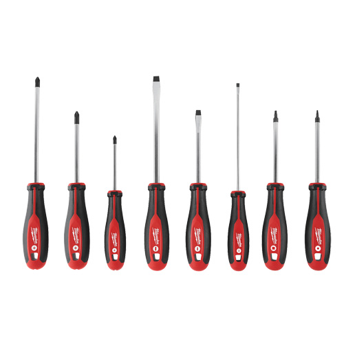 Screwdriver Set with Square Drive, 8 Pcs., Magnetic Oxymax Inc