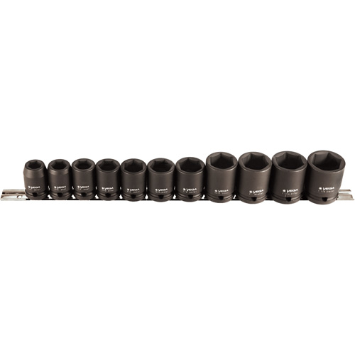 Jeu de douilles, 11 Mcx, Chocs, Prise de 1/2" Oxymax Inc