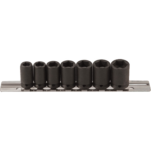 Jeu de douilles magn&eacute;tiques, 7 Mcx, Chocs, Prise de 1/4" Oxymax Inc