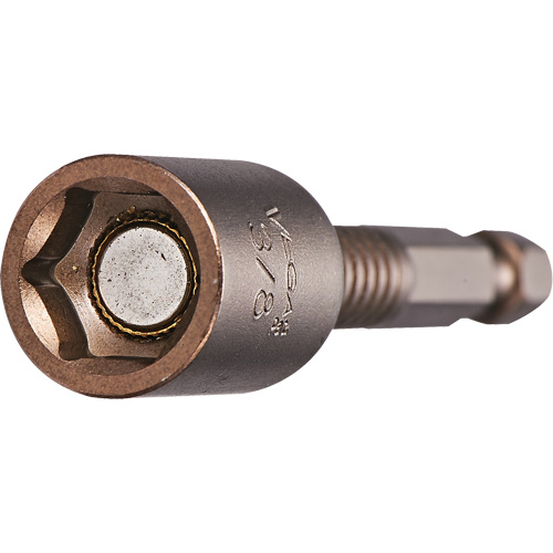 Impactech&reg; Nutsetter, 7/16" Tip, 1/4" Drive, 2-9/16" L, Magnetic Oxymax Inc
