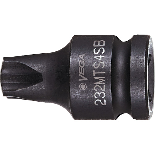 Socket Bit, Mortorq&reg; Super, 4 x 1-1/4" L, 3/8" Drive Oxymax Inc