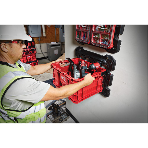 Packout Crate, 15-2/5" x 18-3/5" x 9-9/10", Red Oxymax Inc