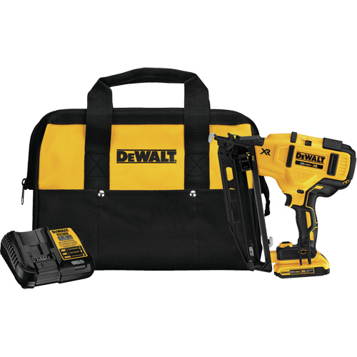 Max XR&reg; Angled Finish Nailer Kit, 20 V, Lithium-Ion Oxymax Inc