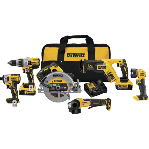 Trousse combin&eacute;e de 6 outils Max XR sans balai, Lithium-ion, 20 V Oxymax Inc