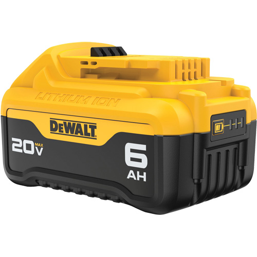 Max XR&reg; Premium Battery Pack, Lithium-Ion, 20 V, 6 Ah Oxymax Inc