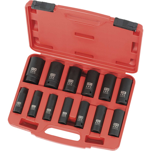 IPS-1312D Jeu de douilles SAE, 13 Mcx, Chocs, Prise de 1/2", Profond Oxymax Inc