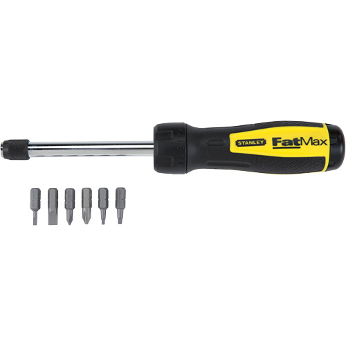 FatMax&reg; Multibit Screwdriver, Textured Handle Oxymax Inc