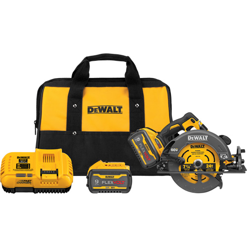 Flexvolt&reg; Max** Cordless Circular Saw with Electric Brake Kit, 7-1/4", 60 V Oxymax Inc