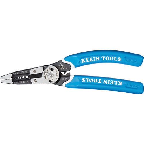 Outil polyvalent Klein-Kurve pour d&eacute;nuder, couper et sertir les fils, 8-1/4" lo, 8 - 20 AWG Oxymax Inc
