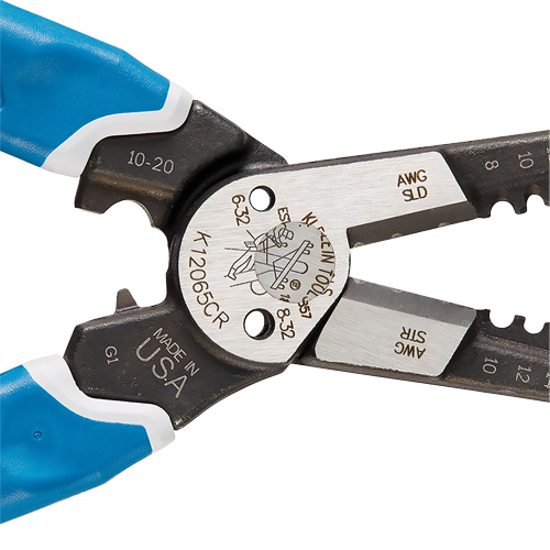 Outil polyvalent Klein-Kurve pour d&eacute;nuder, couper et sertir les fils, 8-1/4" lo, 8 - 20 AWG Oxymax Inc