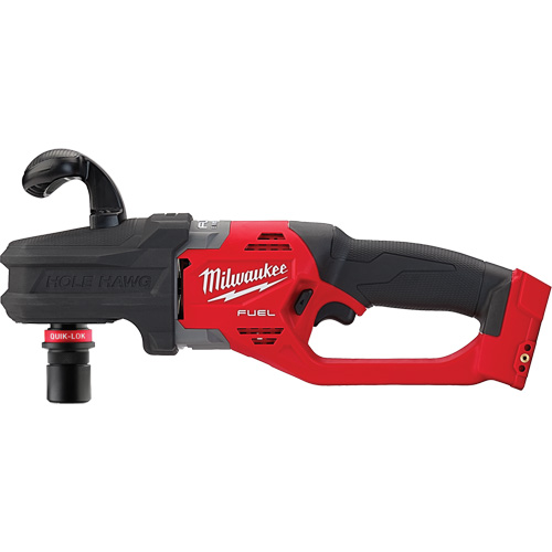 Perceuse &agrave; angle droit M18 Fuel Hole Hawg avec mandrin Quik-Lok (outil seulement), 18 V, Lithium-ion Oxymax Inc